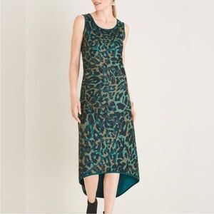 Chico’s High Low Animal Print Dress